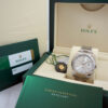 Rolex Datejust II  41mm Silver dial, White-Gold bezel 116334 Box & Card