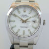 DSC08500 Rolex Datejust 41 White Dial 126300 Nov 2019 Box and Card