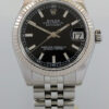 DSC08516 Rolex Datejust 31mm Steel, Black Dial 178274 Box & Card Feb 2015