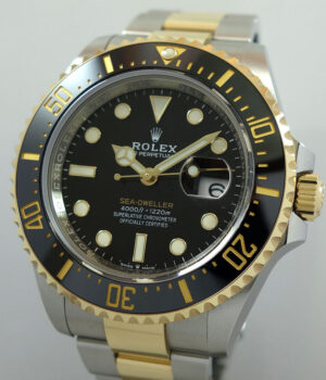 ROLEX SEA-DWELLER 43 mm 18K YELLOW GOLD   STEEL 126603 Box   Card 2022