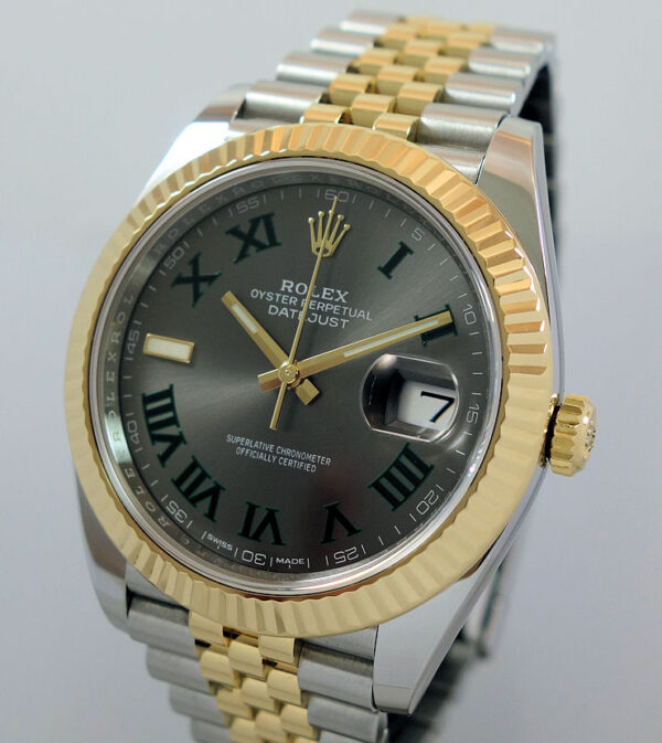 Rolex Datejust 41mm 18k & Steel, Wimbeldon dial 126333 Nov 2018