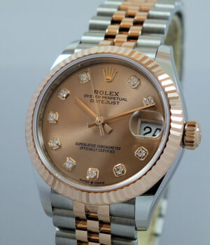Rolex 278271 Datejust 31mm Stainless Steel and Rose Gold PINK Diamond Dial *UNUSED*