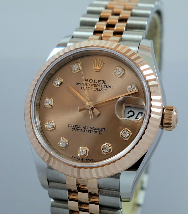 Rolex 278271 Datejust 31mm Steel and Rose Gold PINK Diamond Dial *UNUSED*