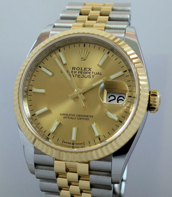 Rolex Datejust 36mm Steel & 18k Yellow-Gold 126233 March 2020