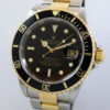 DSC00110 Rolex Submariner 16613 Black-dial 18k & Steel Box & Card