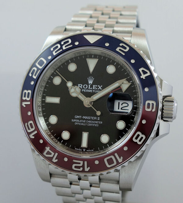 ROLEX GMT PEPSI Steel 126710BLRO 2018 Box & Card