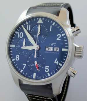 IWC Pilot Chronograph Blue dial IW388101  New 41mm Model *UNUSED* 2022 Box and Card