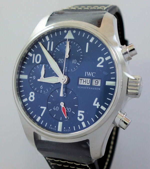 IWC Pilot Chronograph Blue dial IW388101  New 41mm Model *UNUSED* 2022 Box and Card