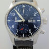DSC09537 IWC Pilot Chronograph Blue dial IW388101 New 41mm Model *UNUSED* 2022 Box and Card