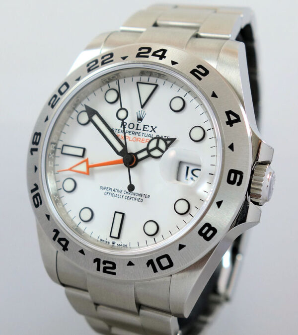 Rolex Explorer II Polar White dial 226570 2022 Box & Card
