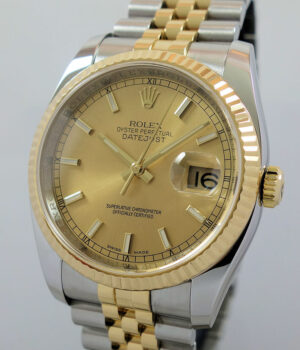 Rolex Datejust 36 18k Yellow-Gold   Steel 116233 March 2009