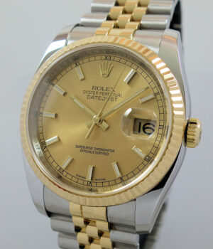 Rolex Datejust 36 18k Yellow-Gold & Steel 116233 March 2009