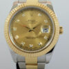 Rolex Datejust II 18k & Steel, Diamond-dial 116333 Box & Papers