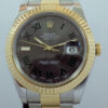 DSC00447 Rolex Datejust II 18k & Steel, Wimbledon dial 116333 B&P