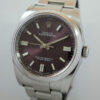 Rolex Oyster Perpetual Red Grape Dial 36mm 116000  Box & Card
