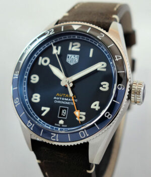TAG HEUER AUTAVIA COSC GMT WBE511A  UNUSED 