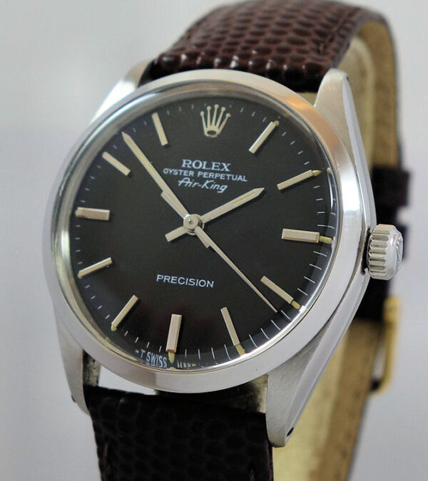 Rolex Air-King Black-dial ref 5500 c 1987