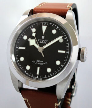 Tudor Black Bay 41 on Leather 79540