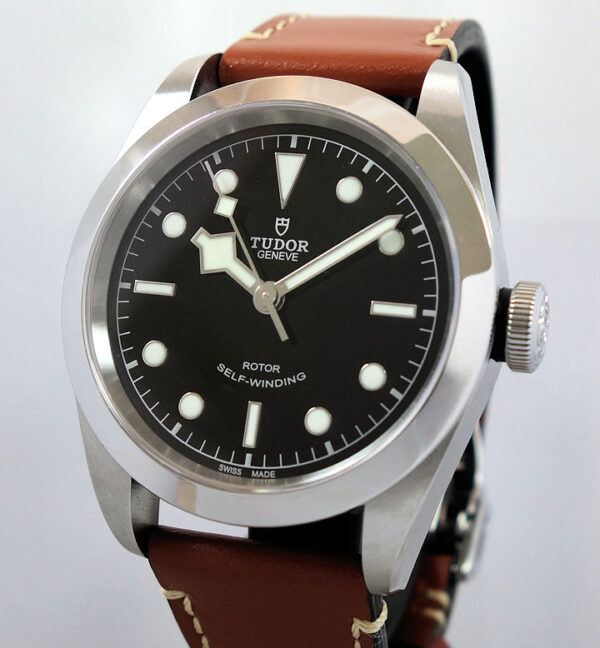 Tudor Black Bay 41 on Leather 79540