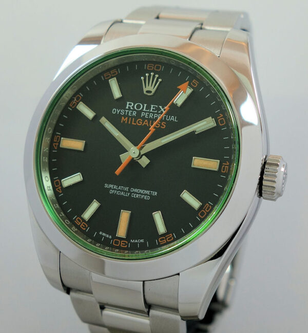 Rolex Milgauss 'Green' 116400GV Sept 2013 with Card