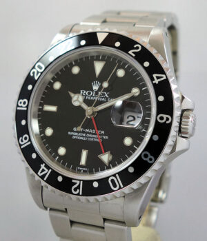 ROLEX GMT MASTER I  16700 Box & Papers 1998 One owner!
