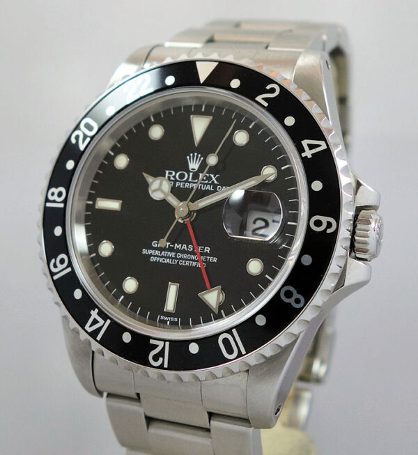 ROLEX GMT MASTER I  16700 Box & Papers 1998 One owner!