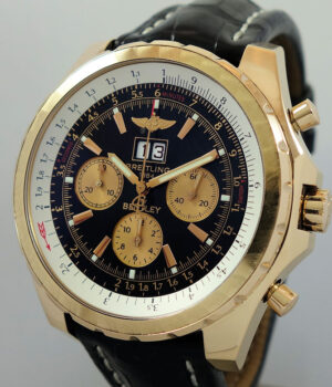 Breitling Bentley 6.75 18k Rose-Gold Limited Edition  H44363