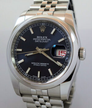 Rolex Datejust 116200  Blue dial  Jubilee bracelet Box   Card 2018