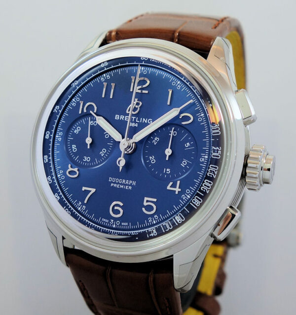 Breitling PREMIER B15 DUOGRAPH 42  AB1510 As New Box & Card 2022