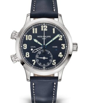 PATEK PHILIPPE Calatrava Pilot Travel Time 18k White-Gold  7234G-001 *In Stock Now*