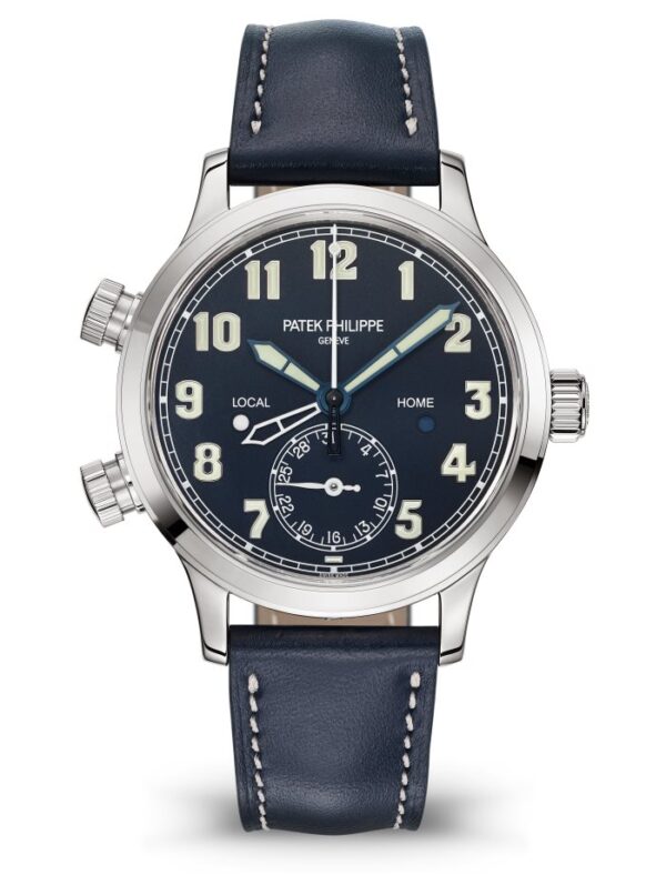 PATEK PHILIPPE Calatrava Pilot Travel Time 18k White-Gold  7234G-001 *In Stock Now*