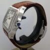 Cartier Santos 100 Silver Dial on Leather, Large size W20073X8