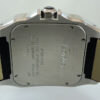 Cartier Santos 100 Silver Dial on Leather, Large size W20073X8