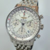 DSC02211 Breitling Navitimer Chronograph A2332212 White-dial, Steel bracelet