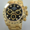 DSC02330 Rolex Daytona 18k Yellow Gold Black Diamond Dial 116508 2022 *UNUSED*