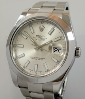 Rolex Datejust II 116300 Silver dial  Box & Card 2016