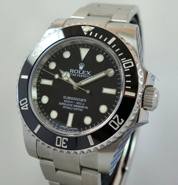 Rolex Submariner 114060 Ceramic Non-DATE Factory Service 2022