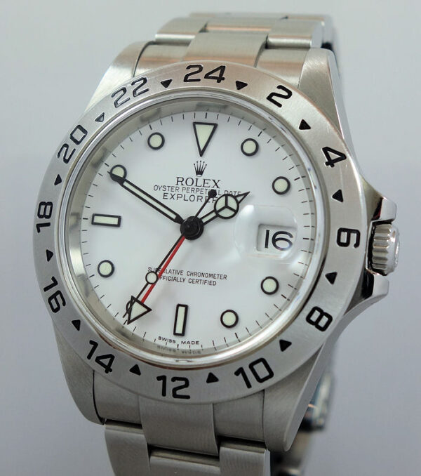 Rolex Explorer II  16570T  White Dial Box & Books
