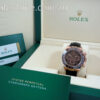 DSC02724 Rolex EVEROSE Daytona 116515LN Chocolate Arabic Dial May 2017 Box & Card