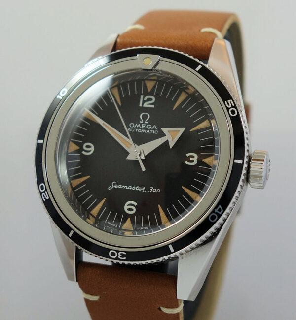 OMEGA SEAMASTER 300 1957 Trilogy 39mm Steel Bracelet Ltd Edition Box & Card