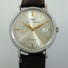 DSC02885 IWC Portofino Automatic 3563 Silver dial, 39mm Steel on leather