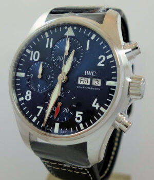 IWC Pilot Chronograph Blue dial IW388101 New 41mm Model  UNUSED  2022 Box and Card