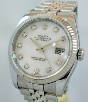 Rolex Datejust 36mm Mother-of-Pearl Diamond dial  116234