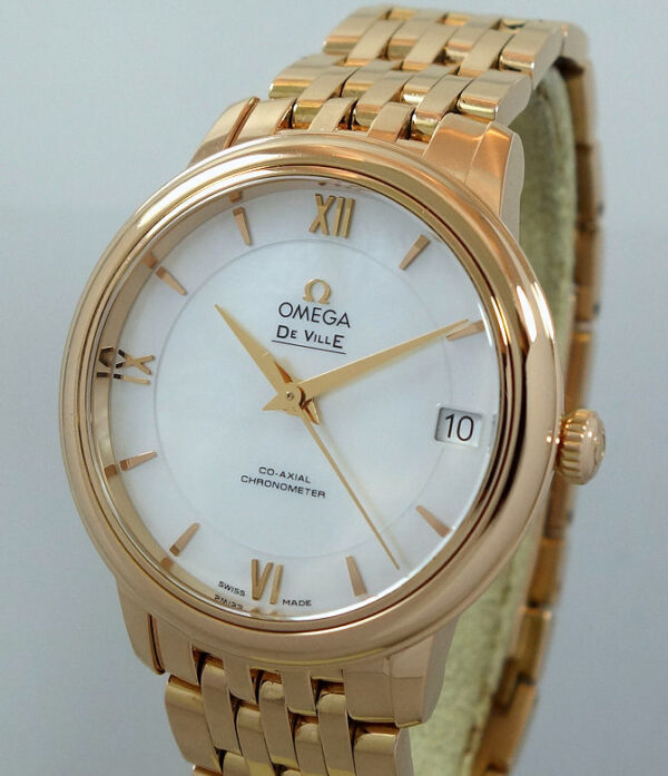 OMEGA DeVille PRESTIGE  18k Red-Gold 32.7mm Over $50,000 retail.