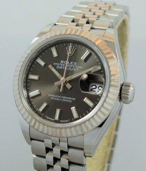 Rolex Lady Datejust 28mm Rolexsor 279174 Box   Card  As New 