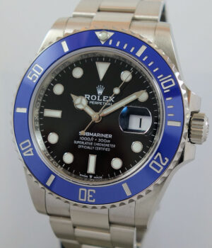 Rolex Submariner 18k White-Gold  126619LB  Black-dial  B&P DECEMBER 2022