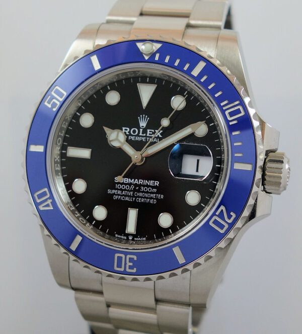 Rolex Submariner 18k White-Gold  126619LB  Black-dial  B&P DECEMBER 2022