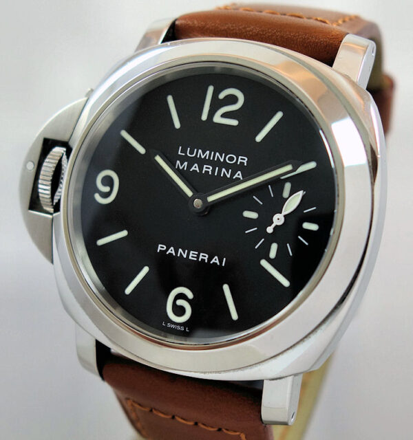 Panerai PAM 115 Marina Destro *RARE* (left-hand)  Box & Card