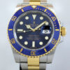 Rolex Submariner 18k & Steel, Blue-Sunburst dial 116613LB Box & Card