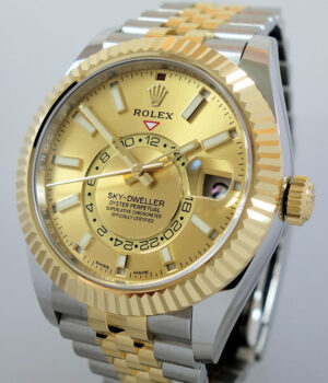 Rolex Sky-Dweller 18k & Steel Jubilee Bracelet 326933 Box & Card 2022 *UNUSED*